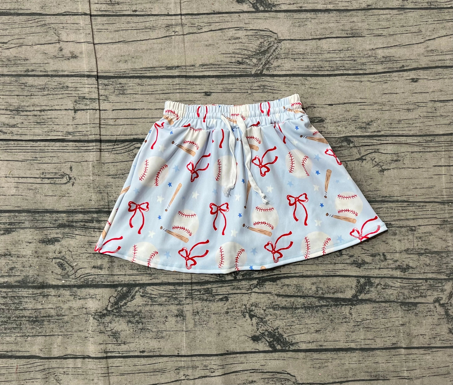Baseball & Bows Skirt