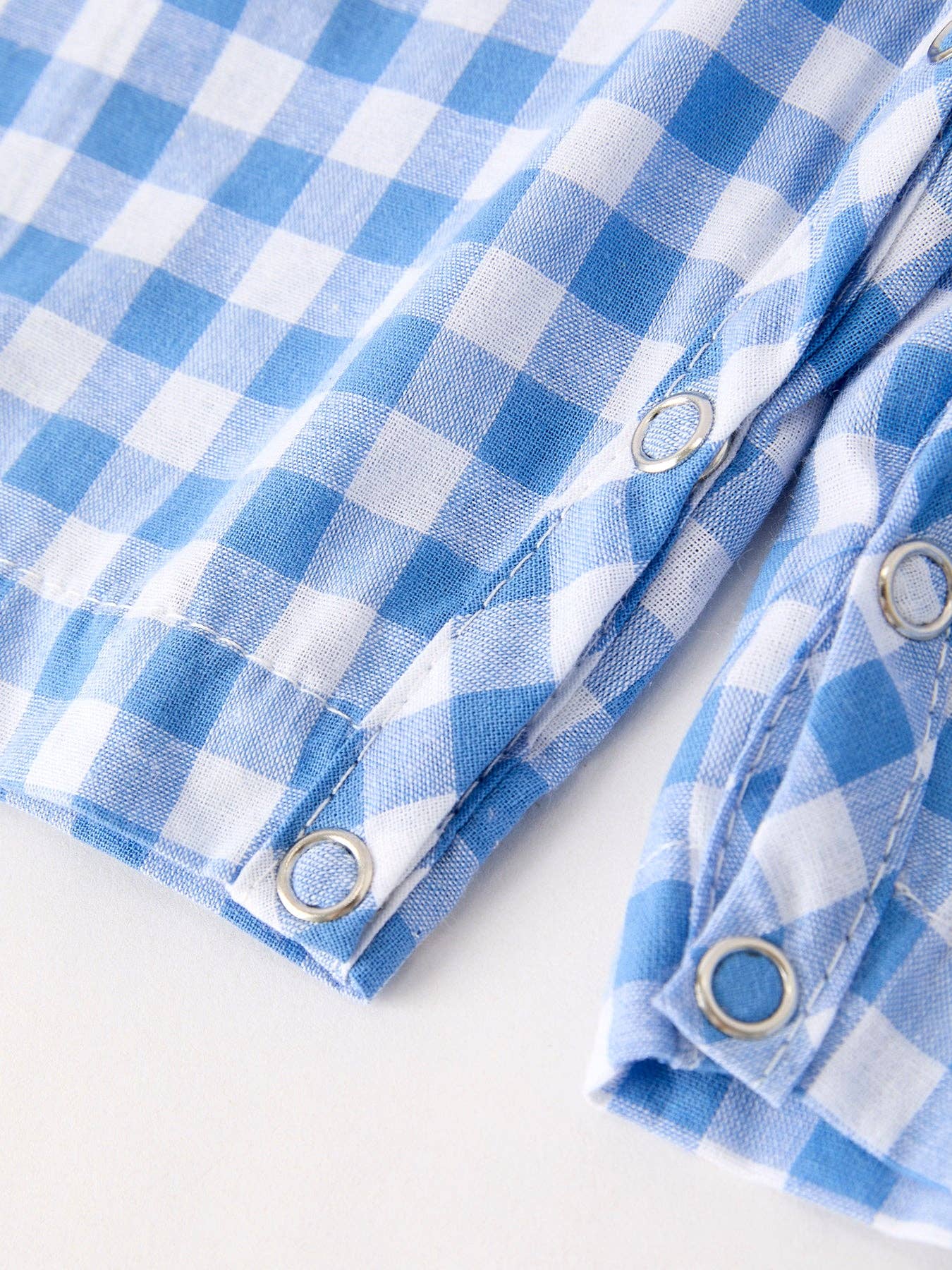 Fall Thanksgiving& Halloween Blue Pumpkin Smock Embroidery Baby Boy Romper