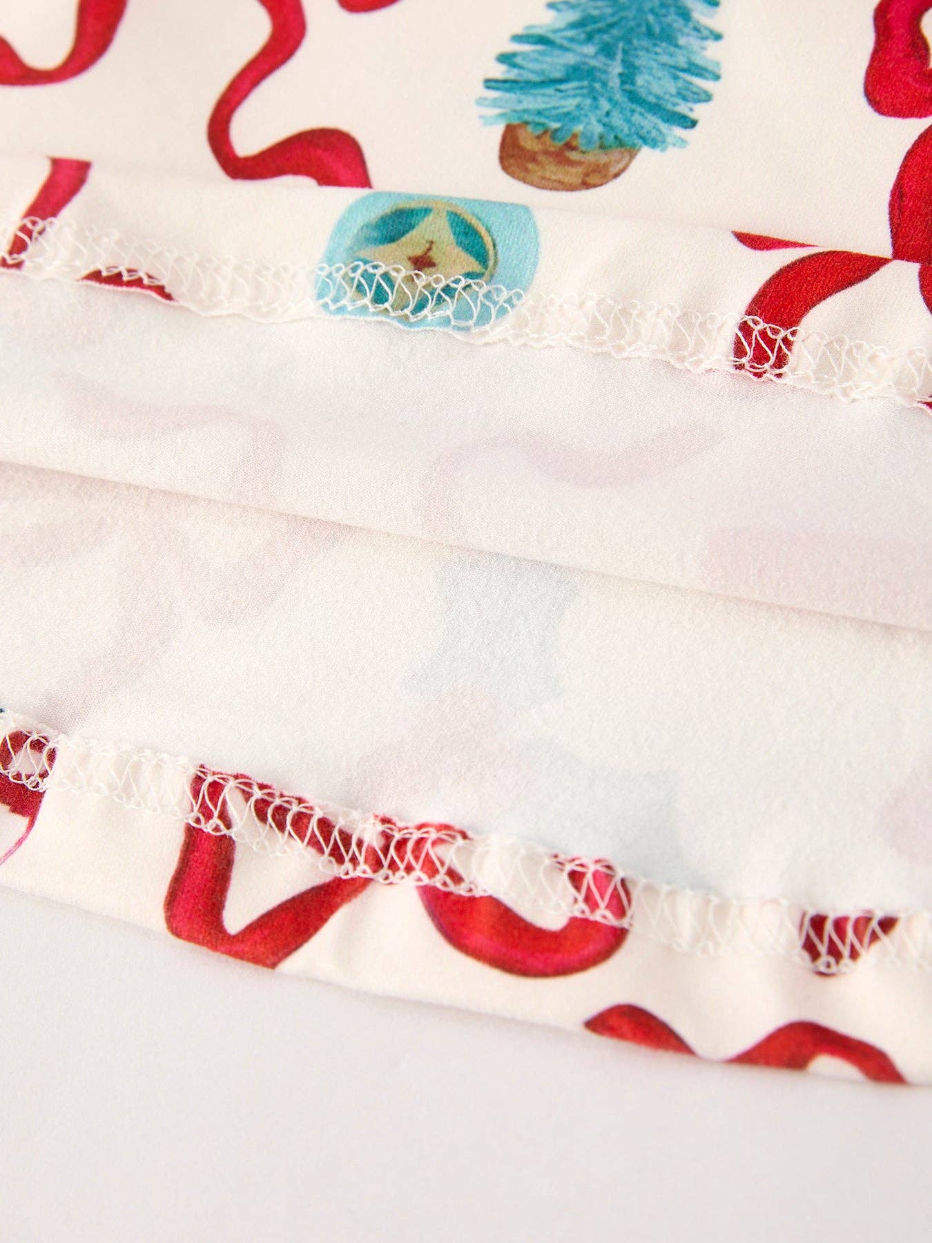 Christmas Candy Cane Gift Print Girls Dress