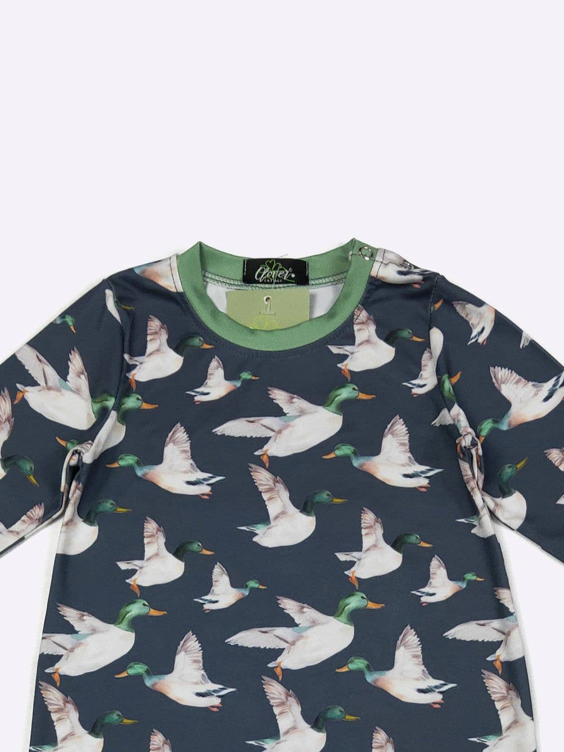 Navy Mallard Boy Romper