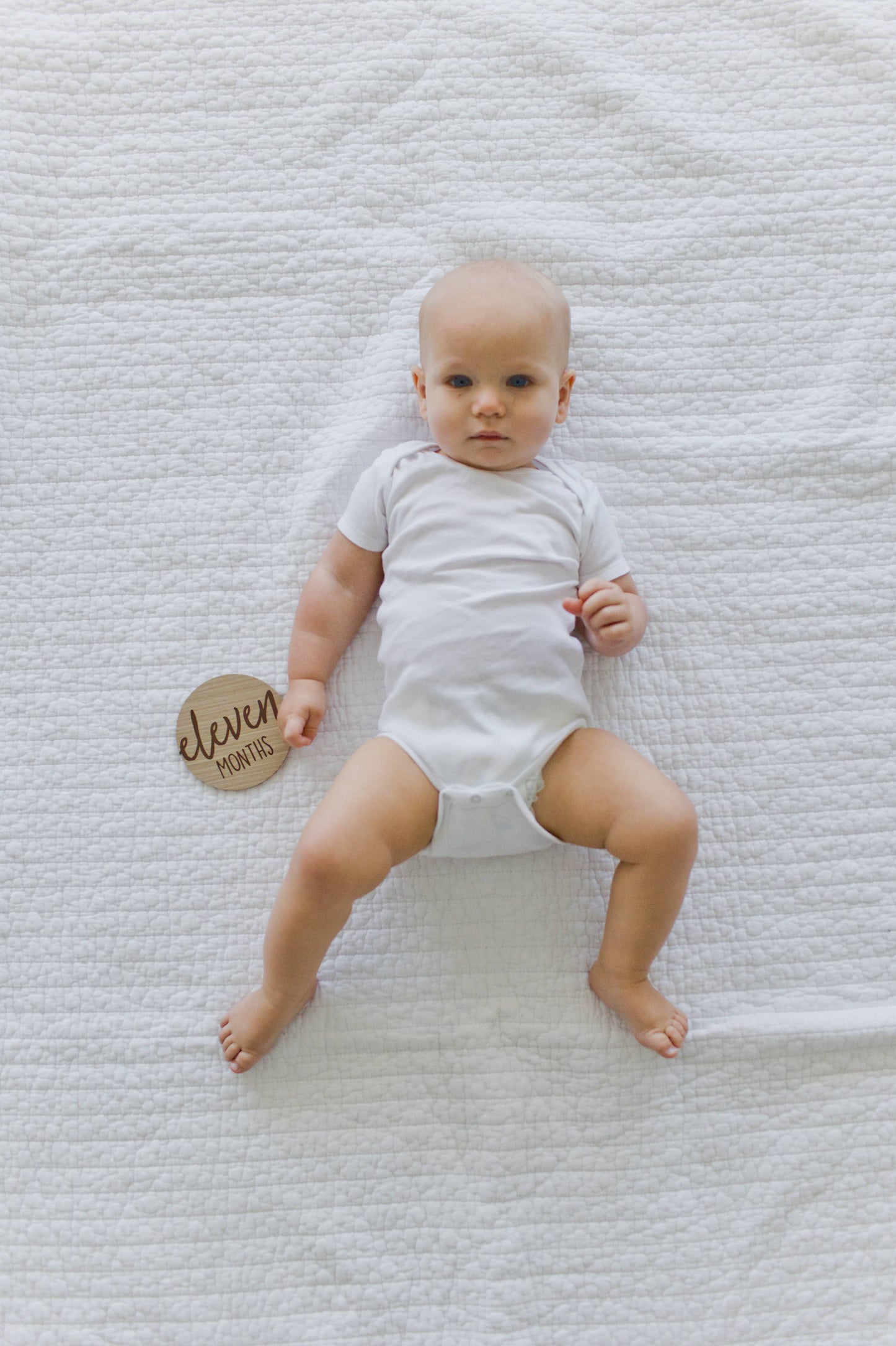 Baby Wooden Milestone Markers, Photo Prop, Neutral