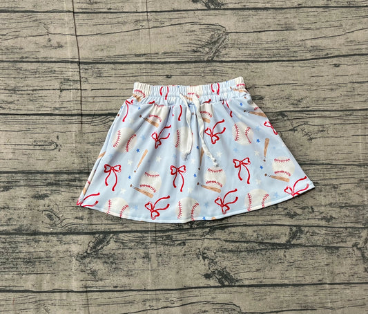 Baseball & Bows Skirt