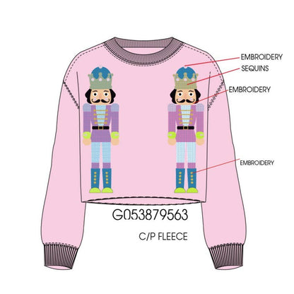 Sequin Nutcrackers Sweatshirt - TWEEN GIRLS