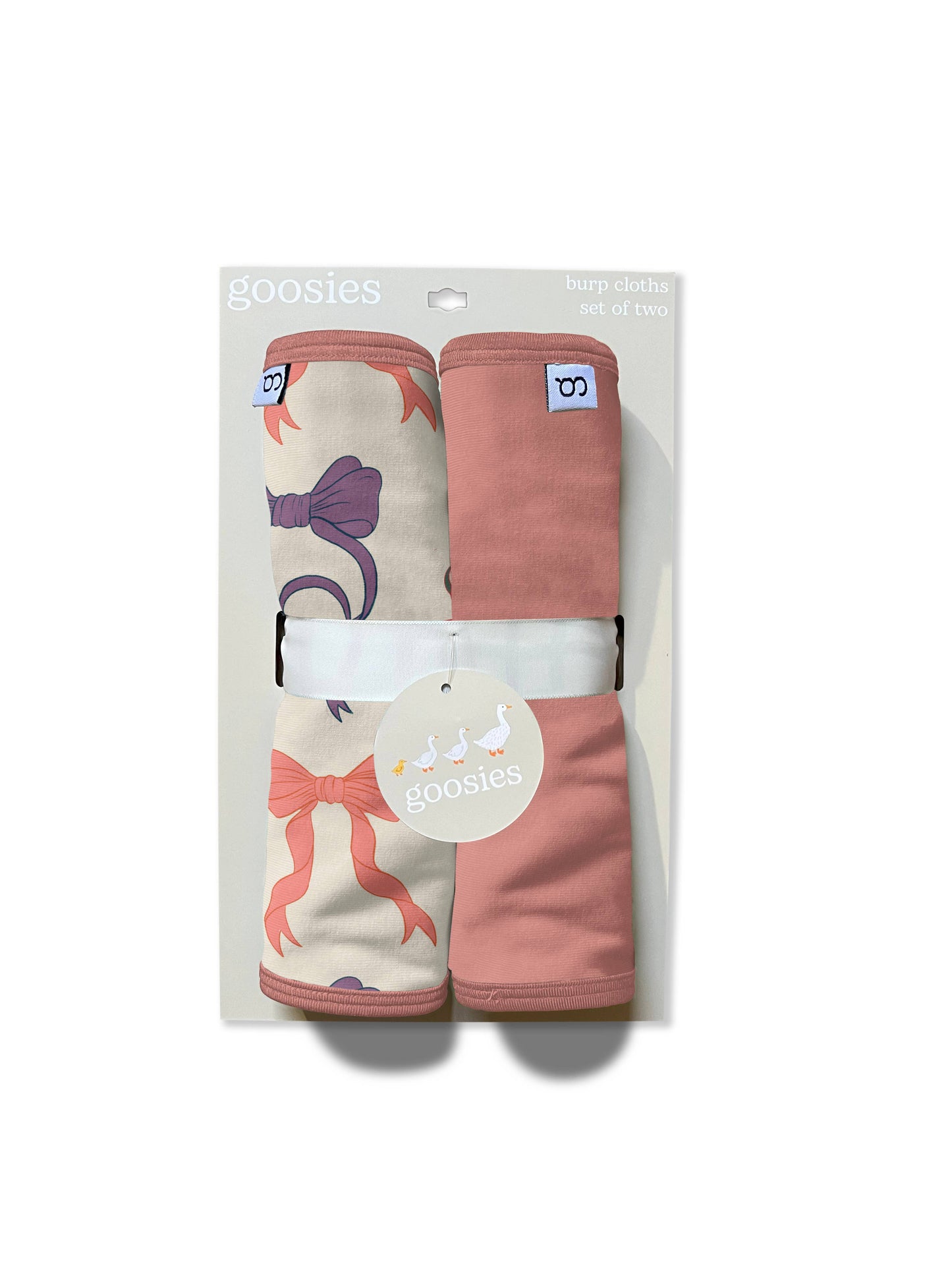 Bows - Burp Cloth Set