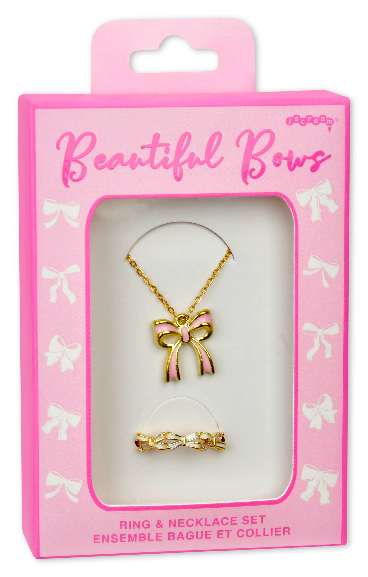 BEAUTIFUL BOWS RING & NECKLACE SET