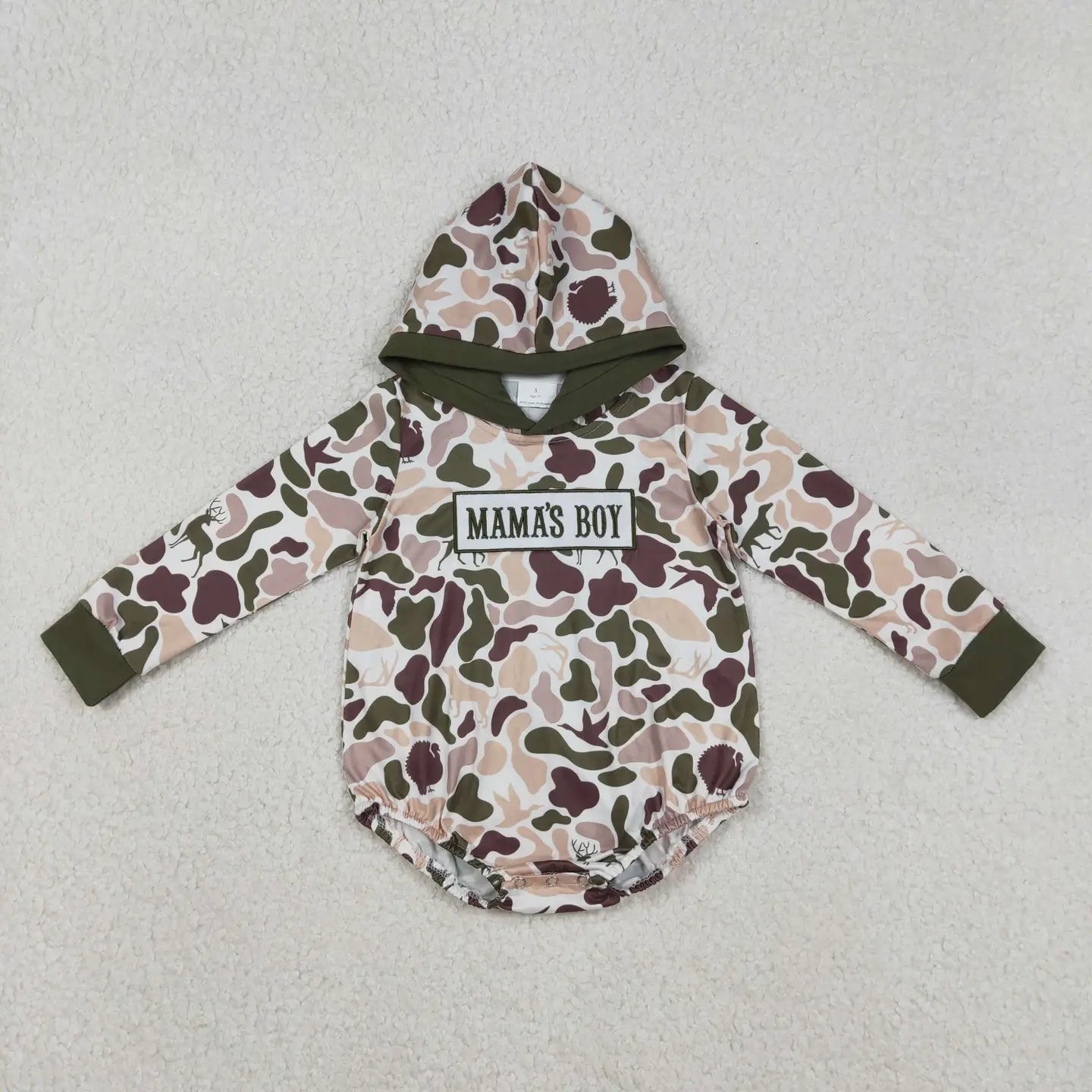 Animals Camo Bubble Embroidered
