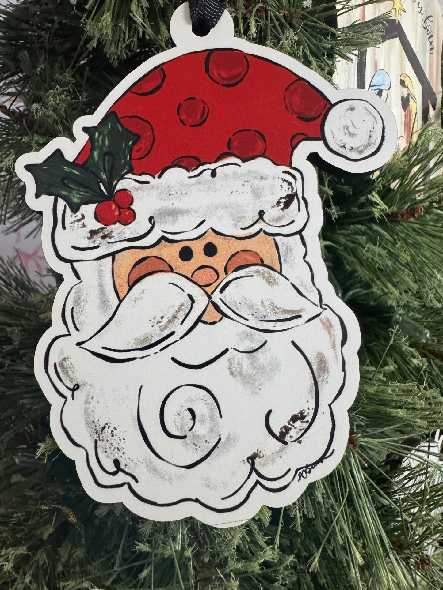 Santa Ornament