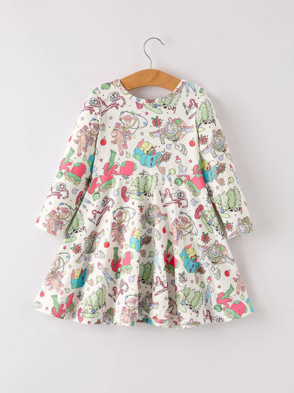 You’ve Got A Friend In Me Print Girls Dress