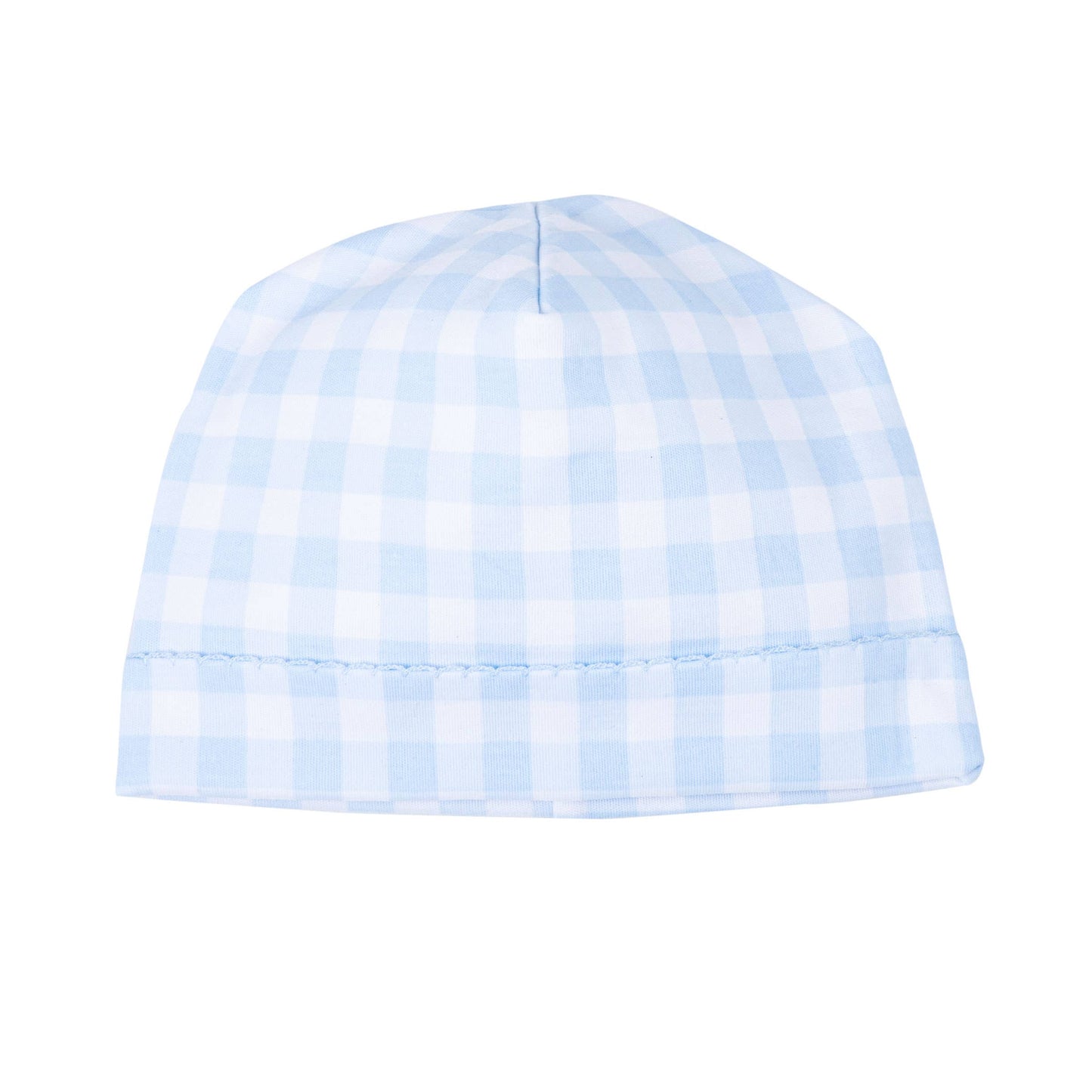 Baby Checks Hat - Blue