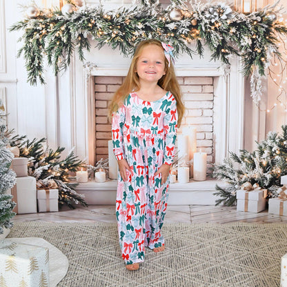 Belle Bows WIDE LEG ROMPER Xmas Bamboo Toddler Kid Clothing