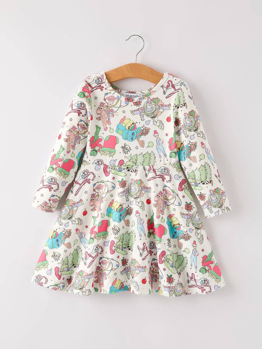 You’ve Got A Friend In Me Print Girls Dress