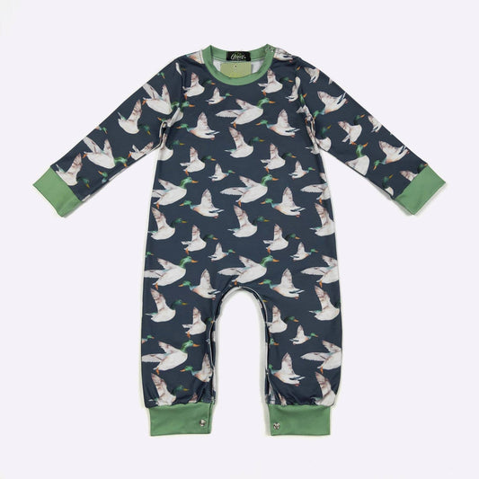 Navy Mallard Boy Romper