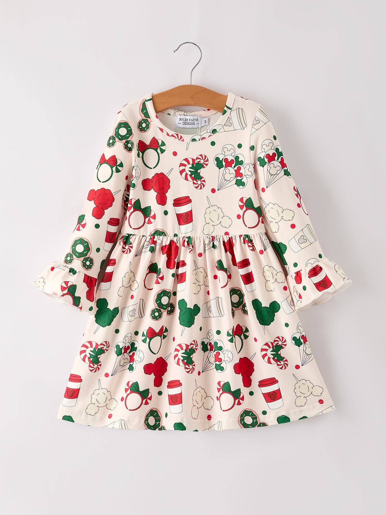 Merry Christmas Dress – Featuring Candy, Coffee, and Characters