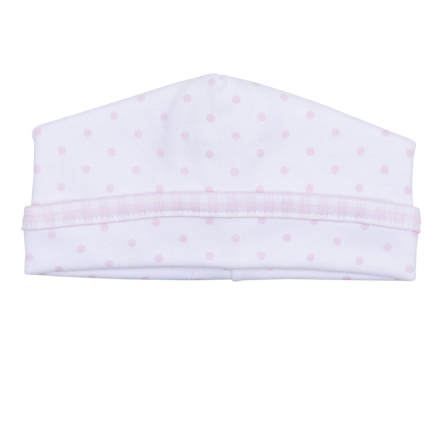 Gingham Dots Hat - Pink