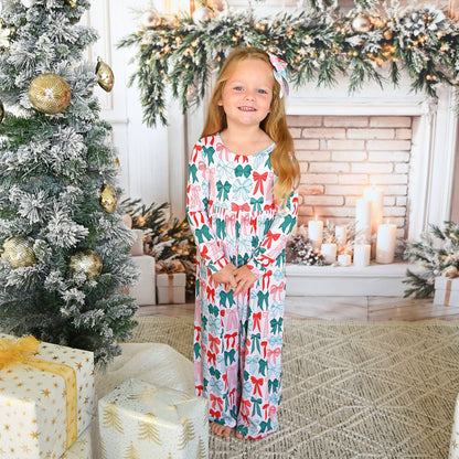 Belle Bows WIDE LEG ROMPER Xmas Bamboo Toddler Kid Clothing