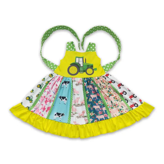 Tractor Twirl Dress