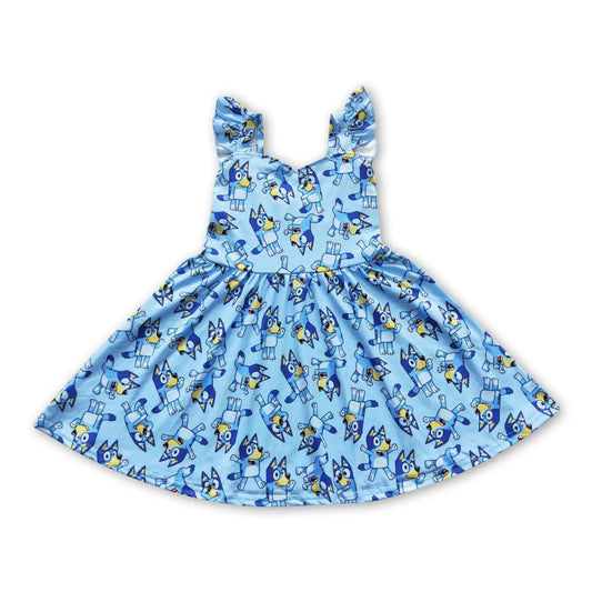 Blue Dog Dress