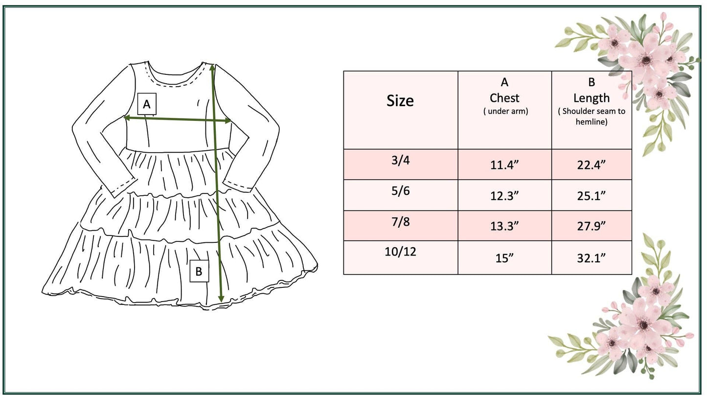 Kids Peppermint Candy Bow Holiday Swiss Dot Ruffle Dress