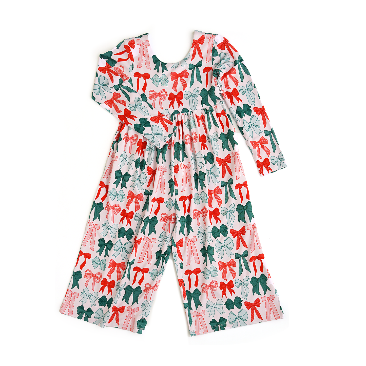 Belle Bows WIDE LEG ROMPER Xmas Bamboo Toddler Kid Clothing