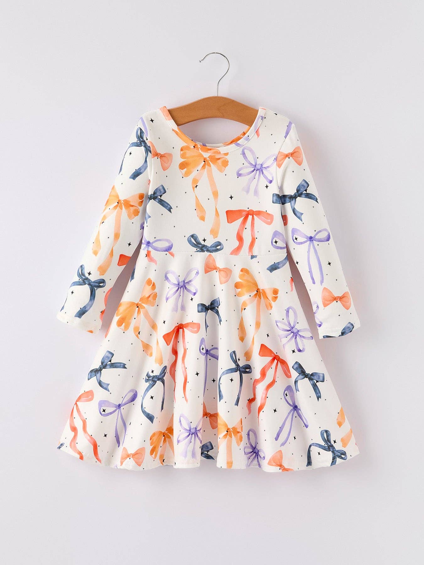 Halloween Bow Spring and Summer Girls Dress