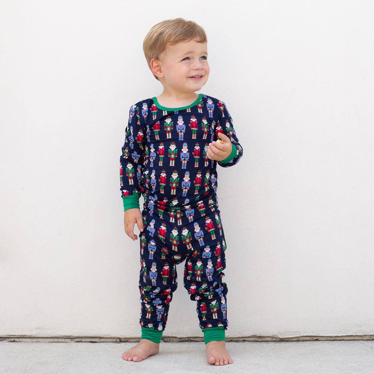 Kid's Nutcracker March Long Sleeve Pajamas   Navy/Multi   -Asst.