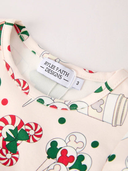 Merry Christmas Dress – Featuring Candy, Coffee, and Characters