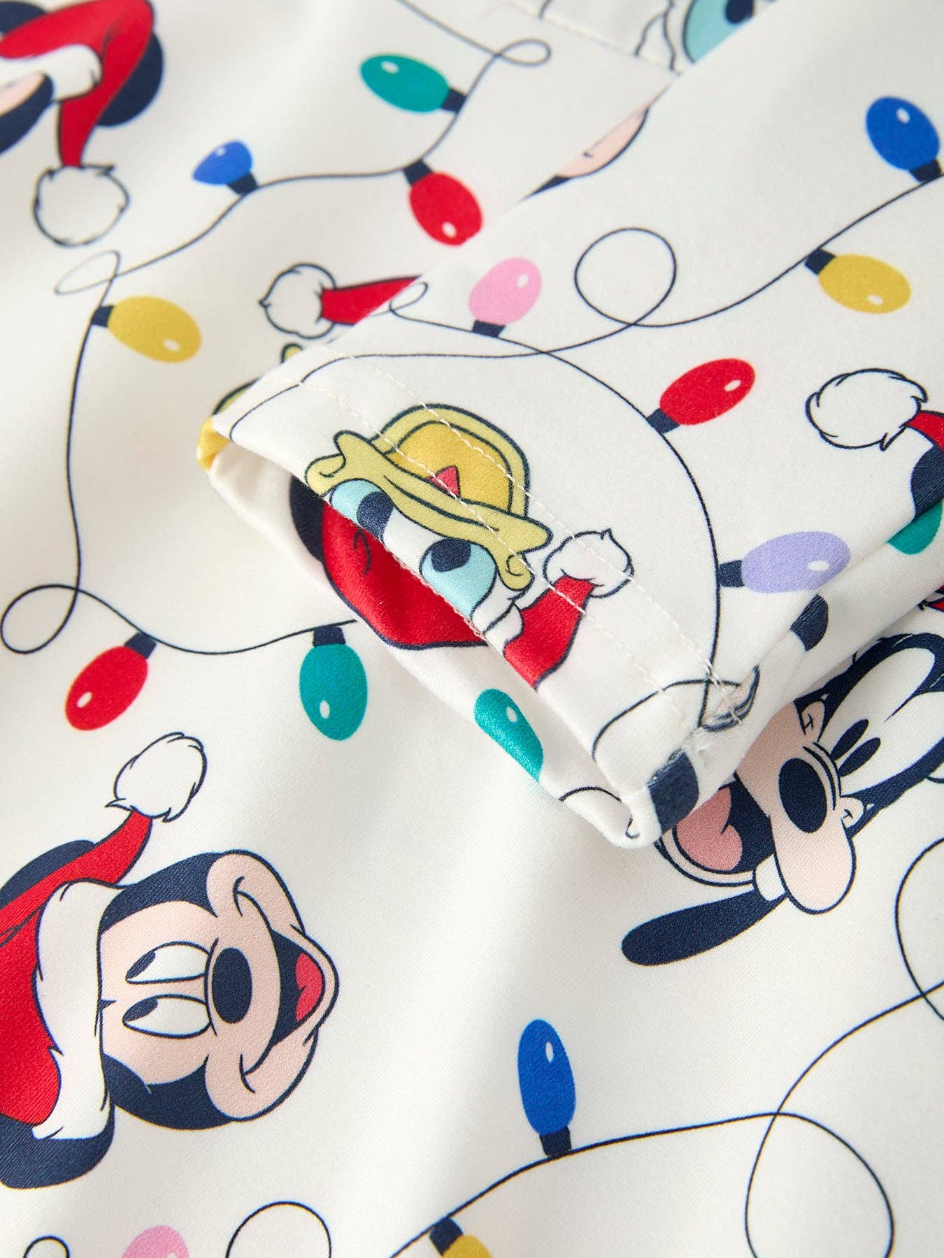 Christmas Girls Dress with Colorful Lights and Characters