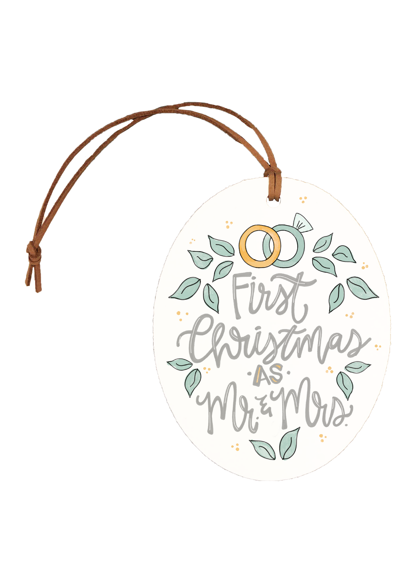 Wedding Ornament, Christmas Ornament, First Christmas
