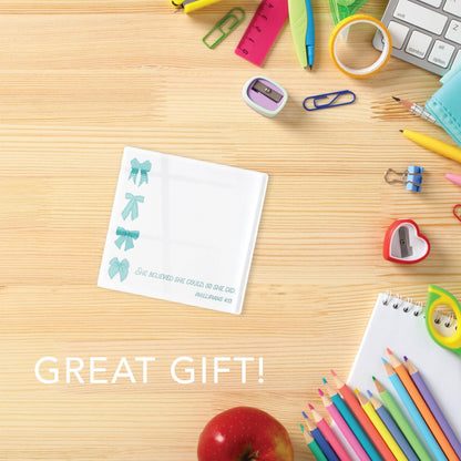 Stocking Stuffers,Blue Bows She Believed She Could Dry Erase