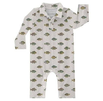 Lake Fish  - LS Polo Romper