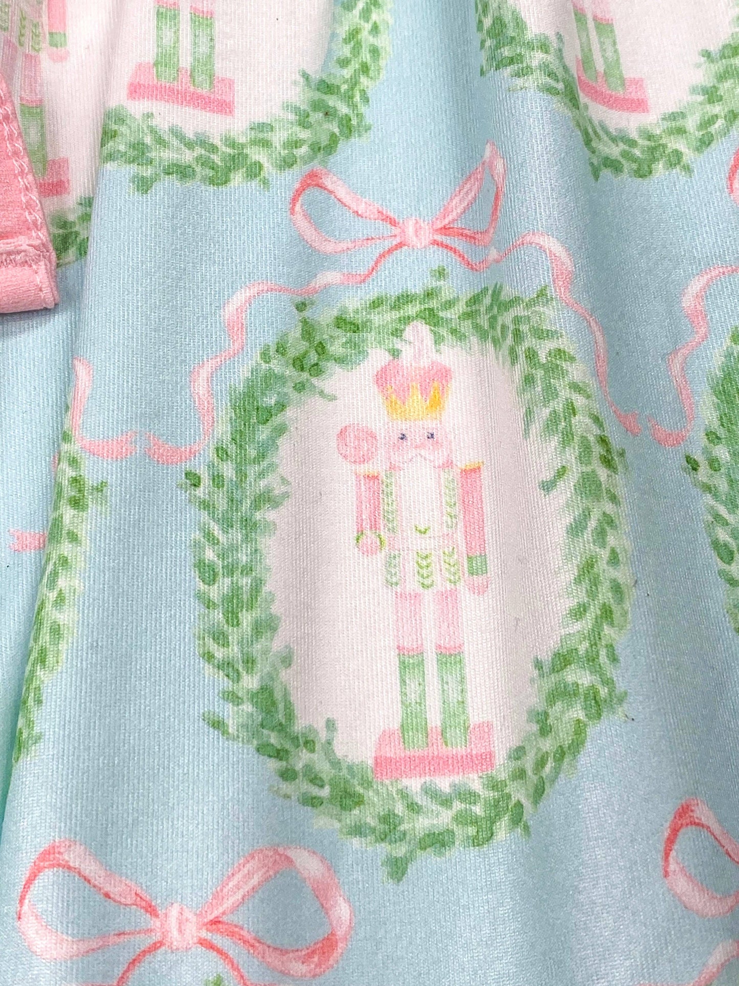 Nutcracker & Tied Sleeves Infant Romper