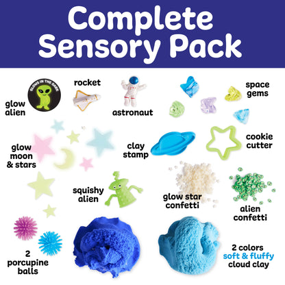 Sensory Pack Outer Space On the Go Play Set for Kids