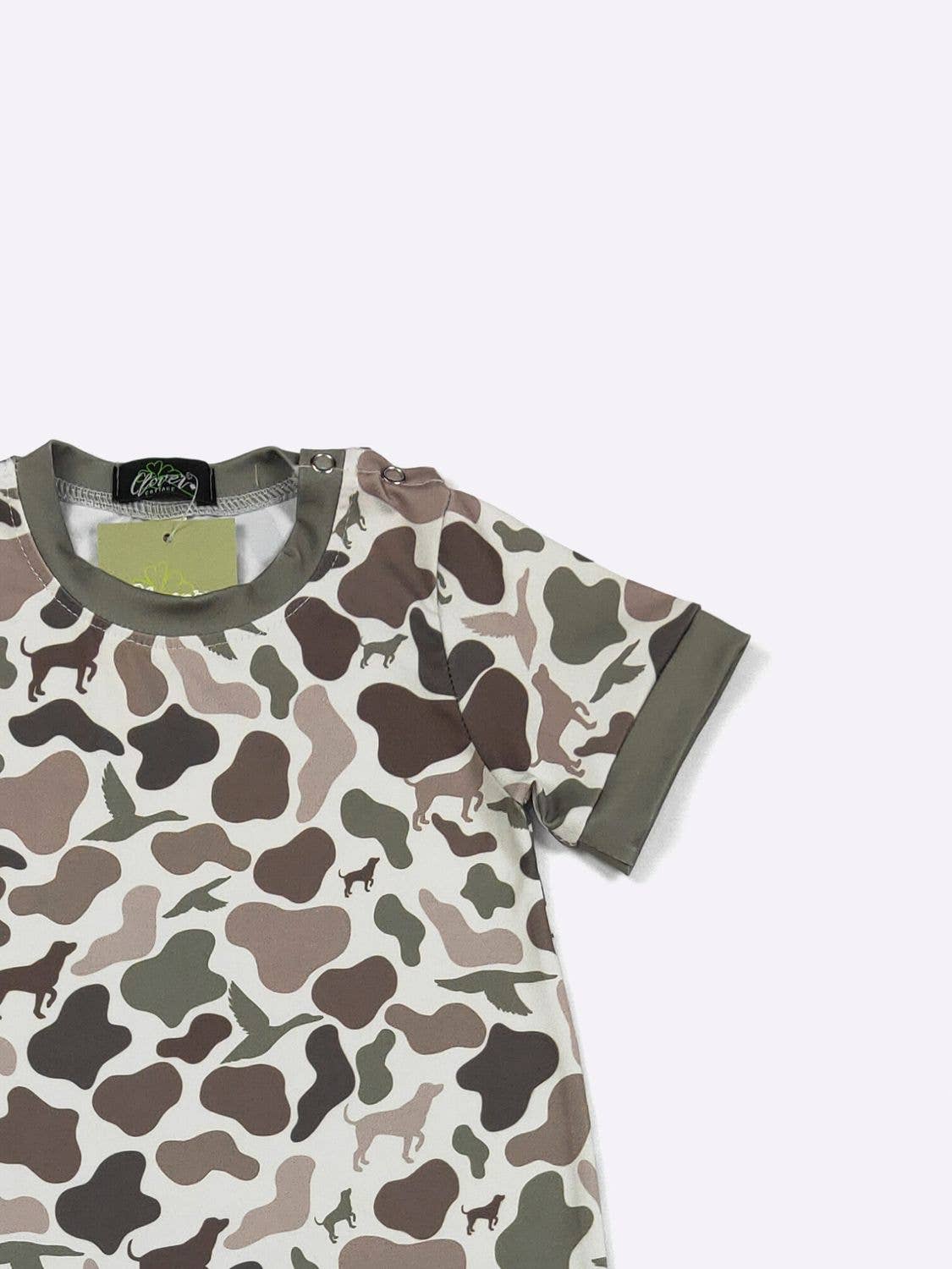 Camo Hunters Boy Romper