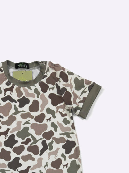 Camo Hunters Boy Romper