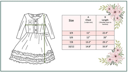 Girls Holiday Christmas Plaid Lace Ruffle Bow Back Dress