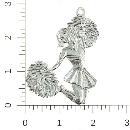 Handmade Athlete Christmas Ornament - Cheerleader Jumping