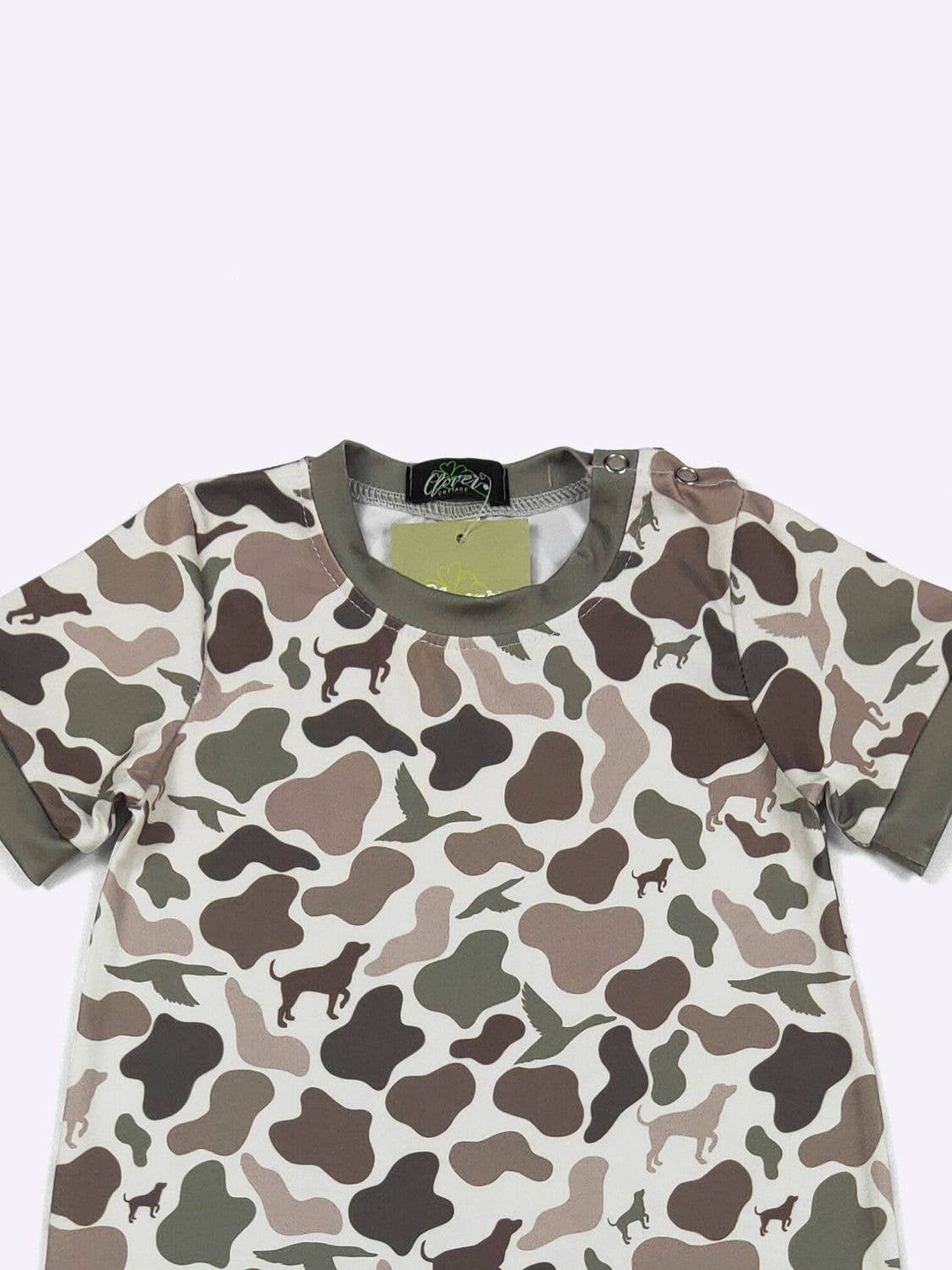 Camo Hunters Boy Romper