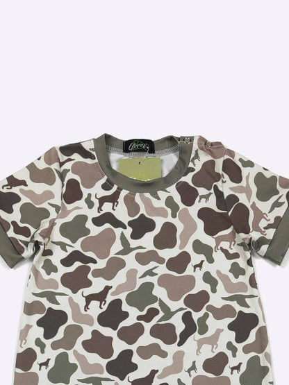 Camo Hunters Boy Romper