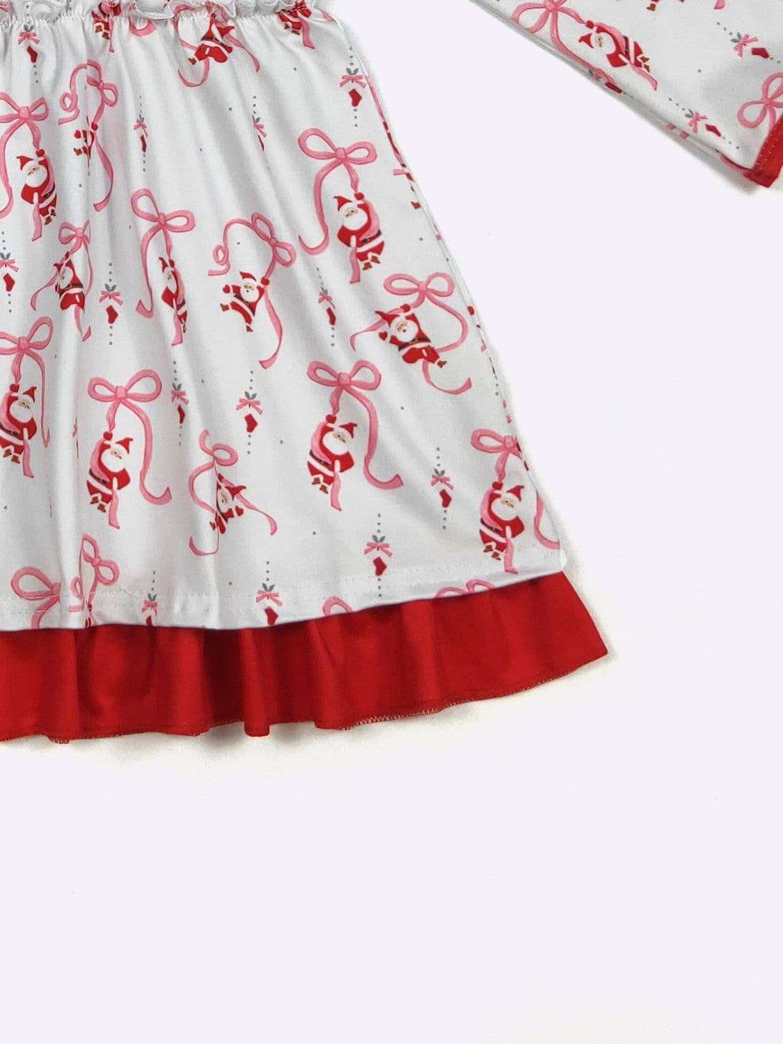 Ribbon Santa Girls Dress