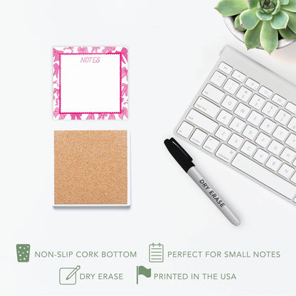 Dry Erase Glass Sign, Bows, Gifts for Girls, Bows, Desk Note