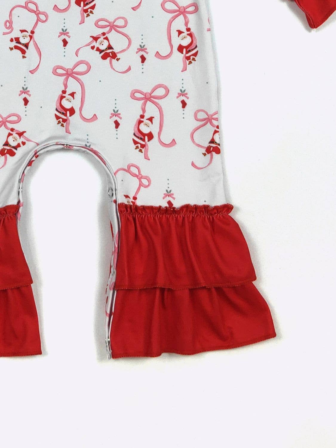 Ribbon Santa Baby Romper