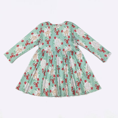 Magical Reindeer Girls Dress